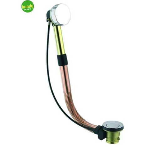 Colonna vasca con scarico automatico in ottone cromato CGS