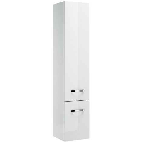 Colonne 2 portes réversibles Ancodesign - Anconetti - Blanc brillant - 166x35x33cm