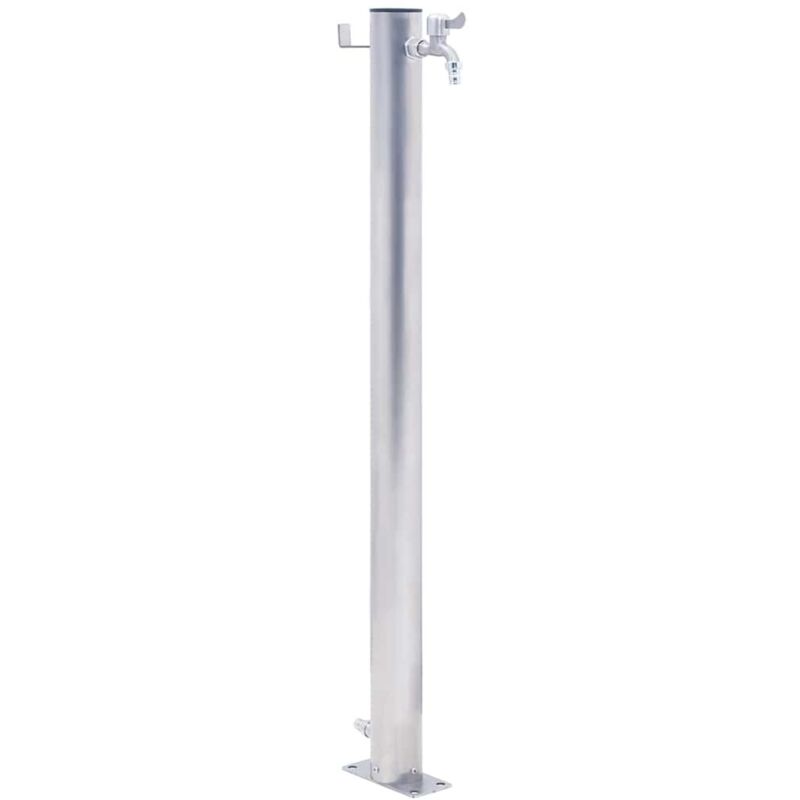 Vidaxl - Colonne à eau de jardin 100 cm acier inoxydable rond
