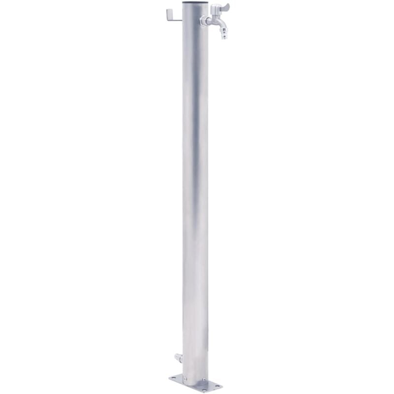 Vidaxl - Colonne à eau de jardin 40 cm acier inoxydable rond