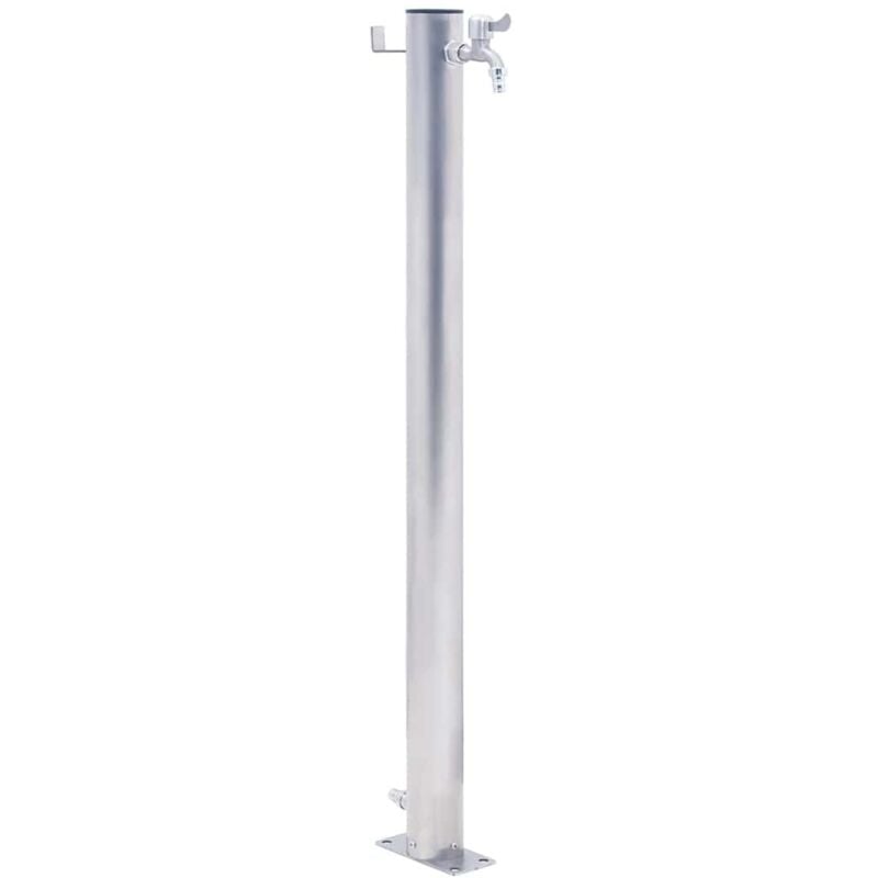 Vidaxl - Colonne à eau de jardin 80 cm acier inoxydable rond