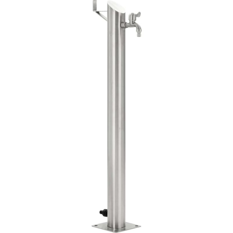 Vidaxl - Colonne à eau de jardin ronde Acier inoxydable 95 cm