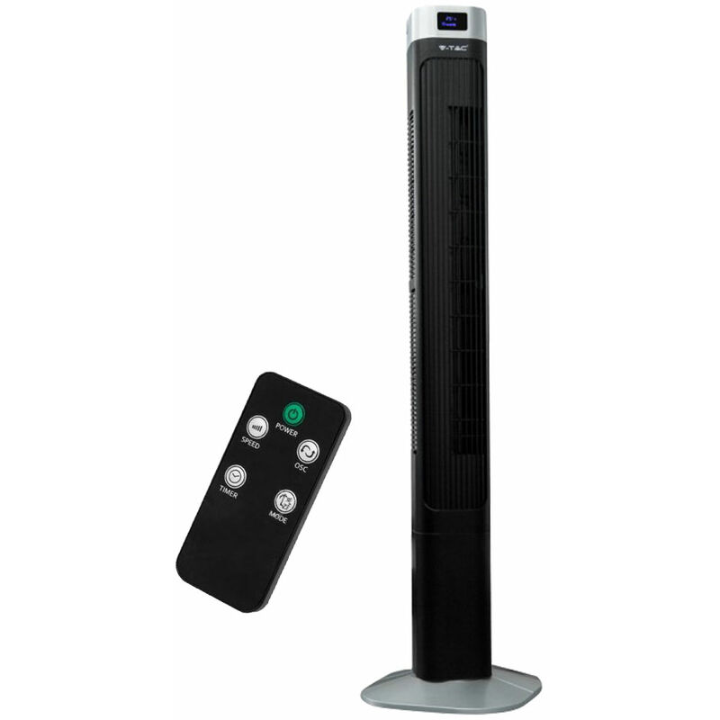 Image of Etc-shop - Colonne a torre Ventilatore Telecomando Supporto per timer Torre oscillante Ventilatore Ventilatore Display a led