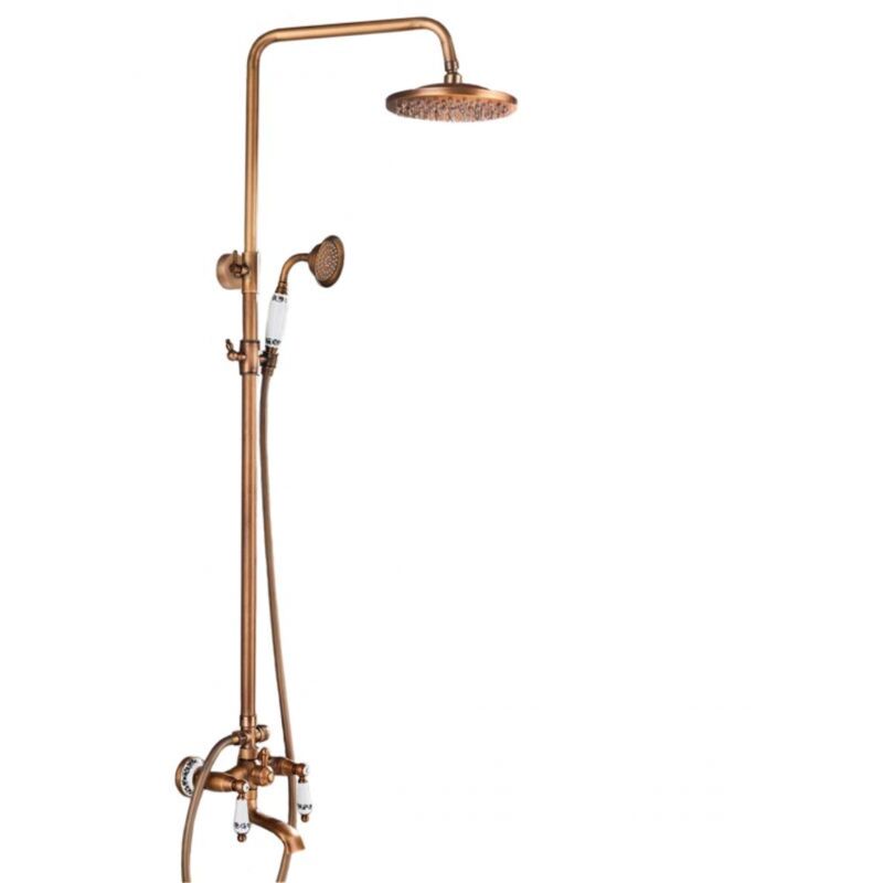 Colonne baindouche rétro florina or ancien