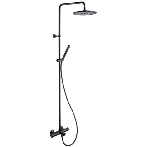 Colonne Bain Douche THETA Thermostatique Blackmat - CRISTINA ONDYNA TE18013