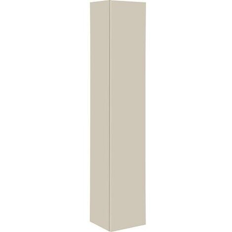 Colonne BALI 1 porte Taupe brillant, réversible 300x1600x270 mm