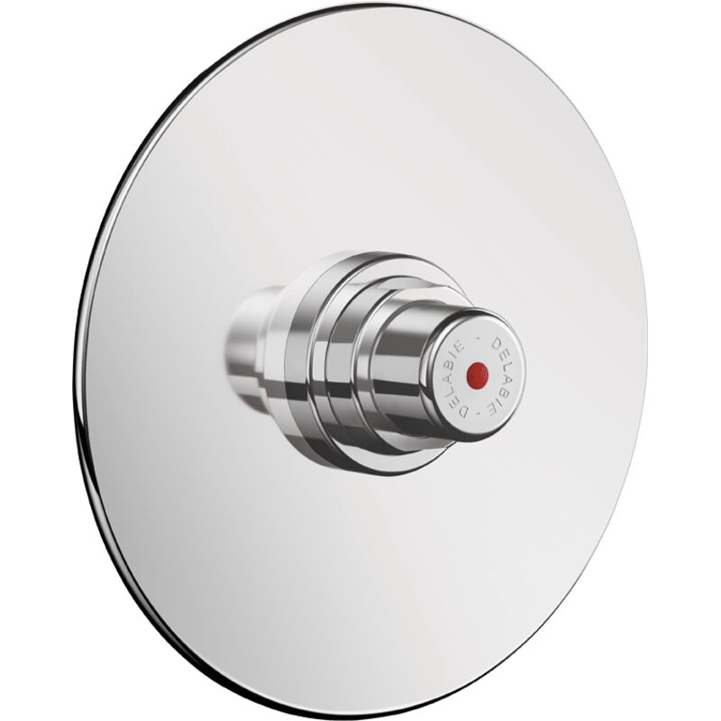 Delabie Du-selbstschl.vent.tempostop G1/2 Up 30sek, m.ros.edst.d130mm