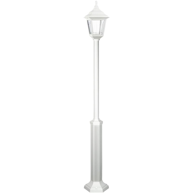 Colonne classique clic-clac 4 with base IP44 E27 42W 1910mm Blanc