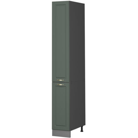 Colonne coulissante Fame-Line 30 cm anthracite/vert style rustique Vicco
