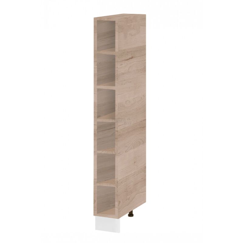 Colonne de cuisine étagère ouverte Bellissi Chene L 20 cm Couleur: Décor chêne naturel