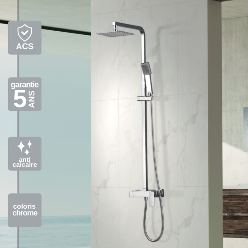 Imex Products - Colonne de Douche anti-calcaire Chrome imex pisa BDP048