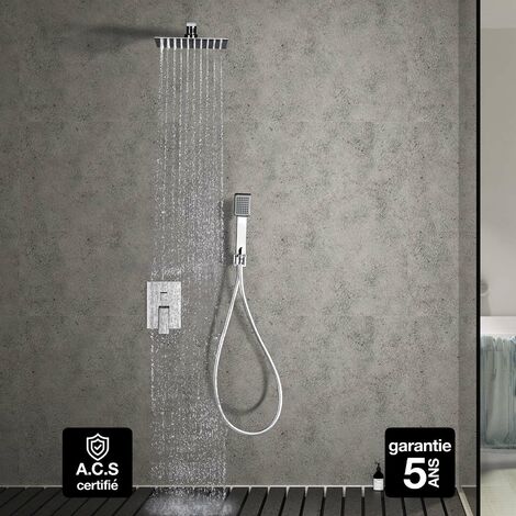 Colonne de Douche anti-calcaire Encastrée Chrome IMEX DUBLIN GPE006