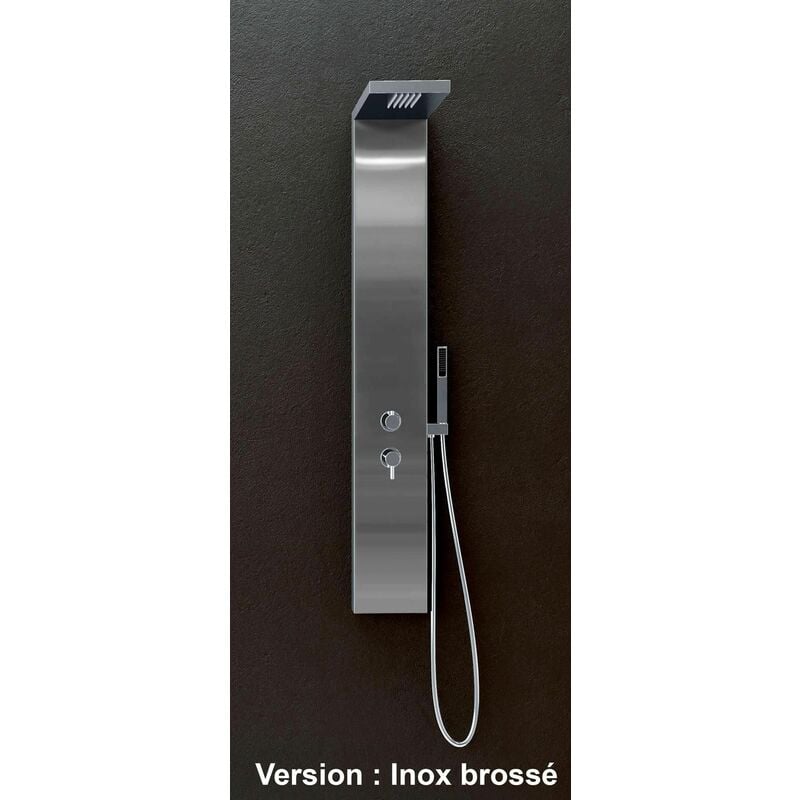 Colonne de douche AQUASTYLE - Finition : Inox laqué Noir Mat