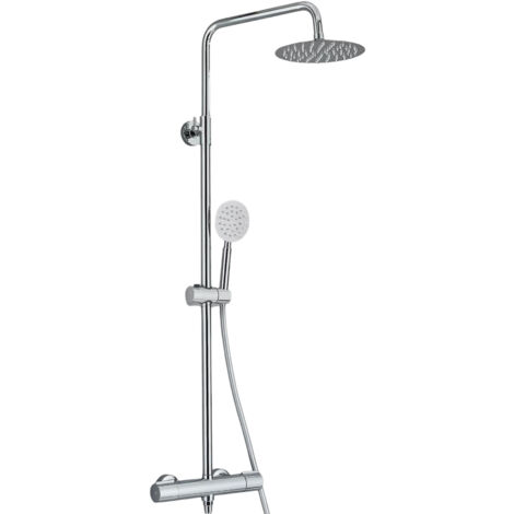 Colonne de douche avec mitigeur thermostatique