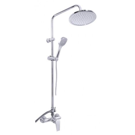 Colonne de douche COLORADO avec pommeau en laiton chromé H. 116 cm