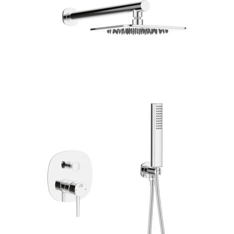 Colonne de douche encastrée Pola, Couleur: Chrome