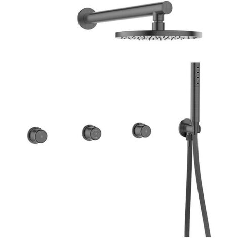 Colonne de douche encastrée Pretto, Couleur: Graphite