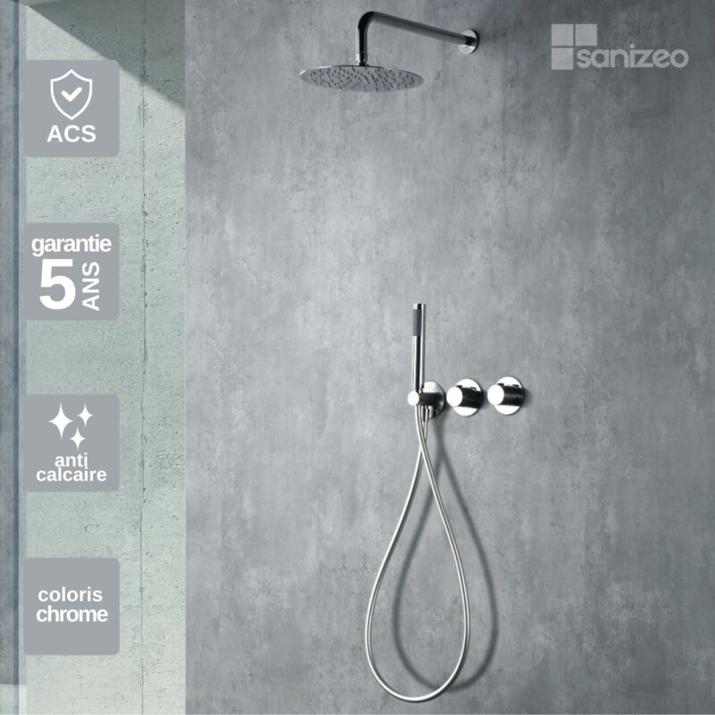 Imex Products - Colonne de Douche Encastrée Thermostatique Chrome imex assen GTA052