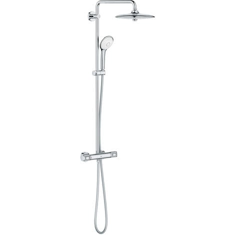 Grohe Euphoria System 260 Colonne de Douche avec Mitigeur Thermostatique, Chrome (27615002)