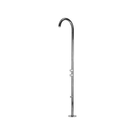 Colonne de douche extérieure à 2 mitigeur chromé Pool - Bossini L00360030