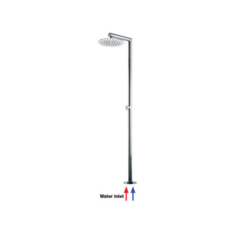 Colonne de douche extérieure à mitigeur progressif chromé Nek - Bossini L00385030
