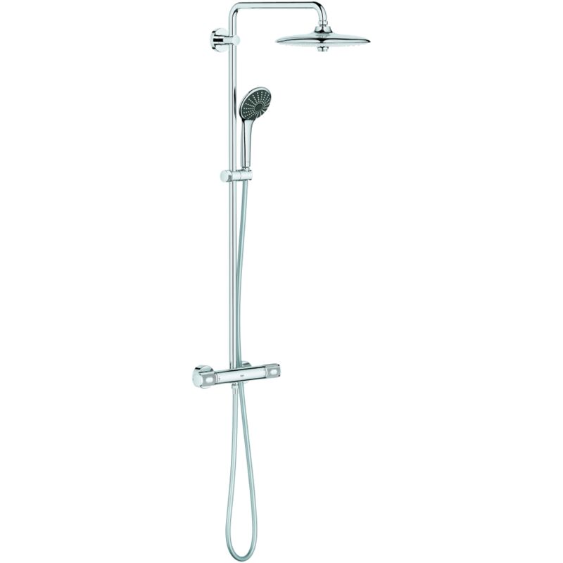 Colonne thermostatique 3 jet ø 26 cm + douchette 3 jets - Cool Touch Grohe QuickFix vitalio joy 260