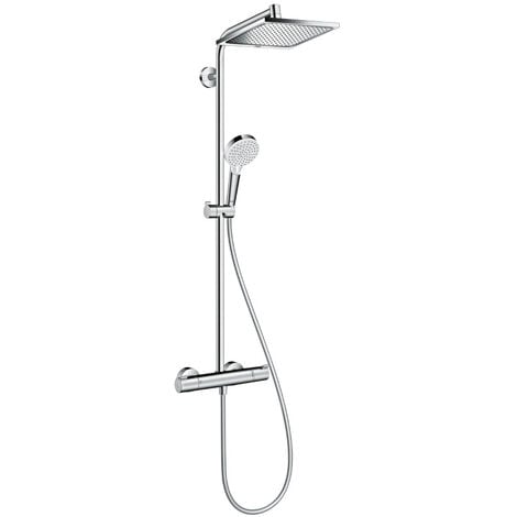 Colonne de douche HANSGROHE Crometta E 240 1jet EcoSmart avec mitigeur thermostatique