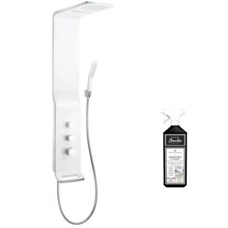 Colonne de douche HANSGROHE Raindance 180, 2 jets, sans accessoire, chromé, Avec nettoyant