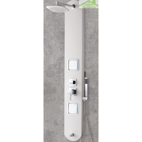 Colonne de douche hydromassante IOS en ABS 150x20x7 cm