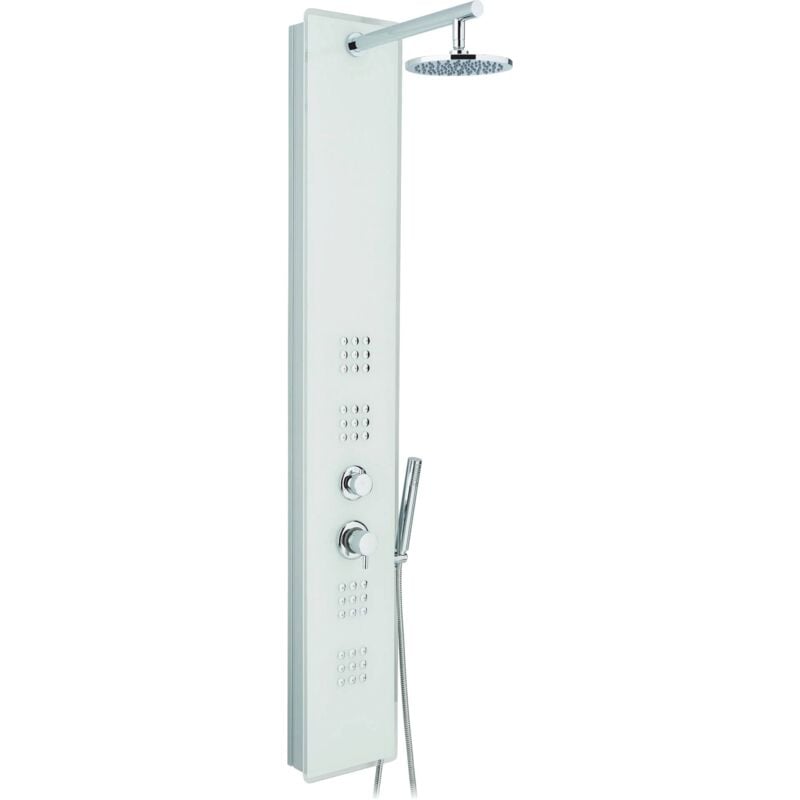 Colonne de douche hydromassante panneau multifonctions