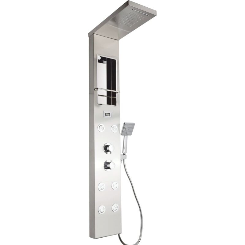 Colonne de douche hydromassante panneau multifonctions