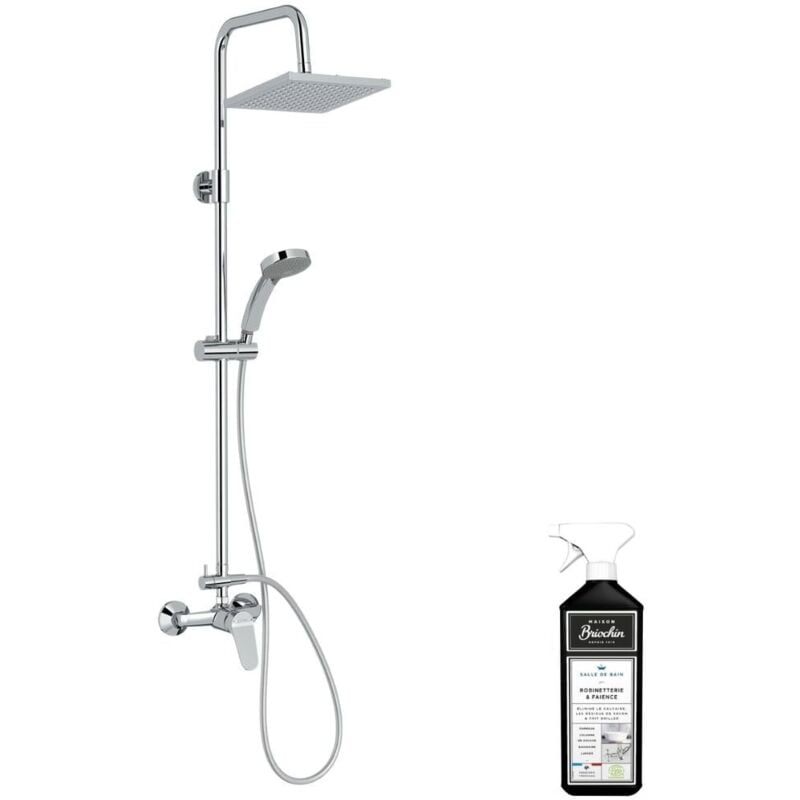 Colonne de douche Jacob Delafon mécanique Colette + nettoyant Briochin