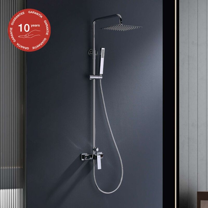 Colonne de douche mécanique avec barre extensible sky bath chromé série infinite