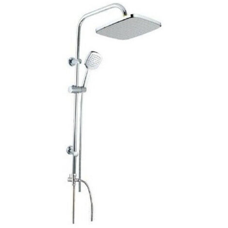 Colonne De Douche Mitigeur Coulissant Robinet Chromé Pomme De Douche Pomme De Douche 59396