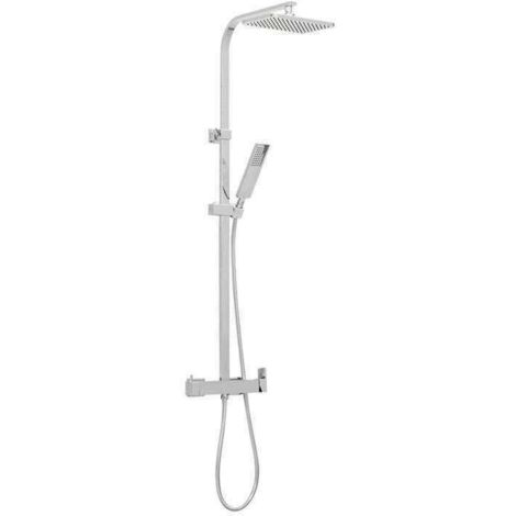 Colonne de douche mitigeur CUBO Chromé brillant