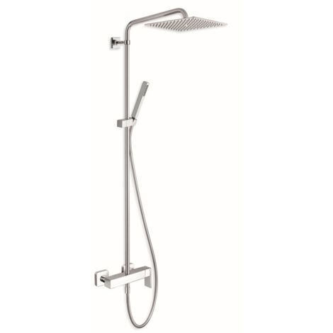 Colonne de douche mitigeur QUADRI S Chromé - Cristina Ondyna