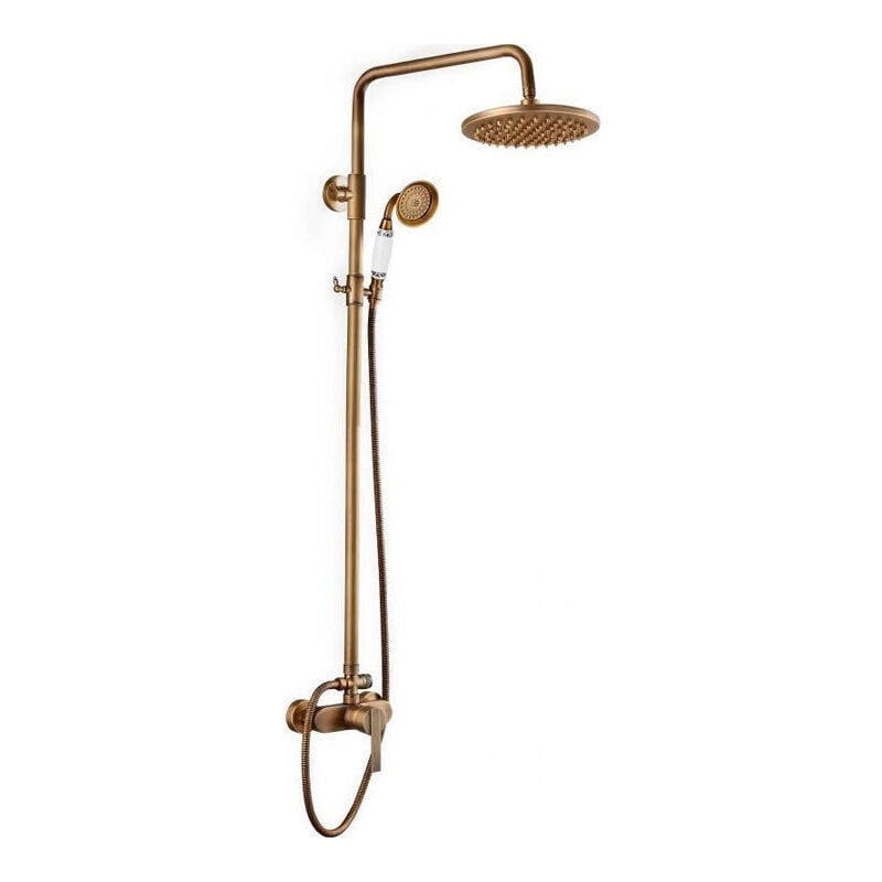 Colonne de douche mitigeur rétro tursi or ancien