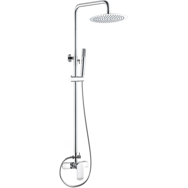 Colonne de douche mitigeur salvia finition chromée 25 cm