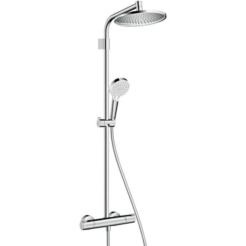 Colonne de douche Crometta s 240 Hansgrohe 26781000 avec mitigeur thermostatique Varia