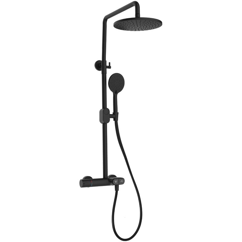 Colonne De Douche Thermostatique Switchea Eurosanit Noir