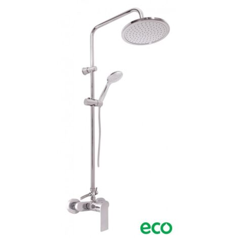 Colonne de douche NIL en laiton chromé H. 116 cm