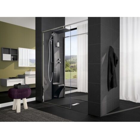 Colonne de douche NOVELLINI DRESS PLUS noire 213 cm-Noir-Noir-28 --