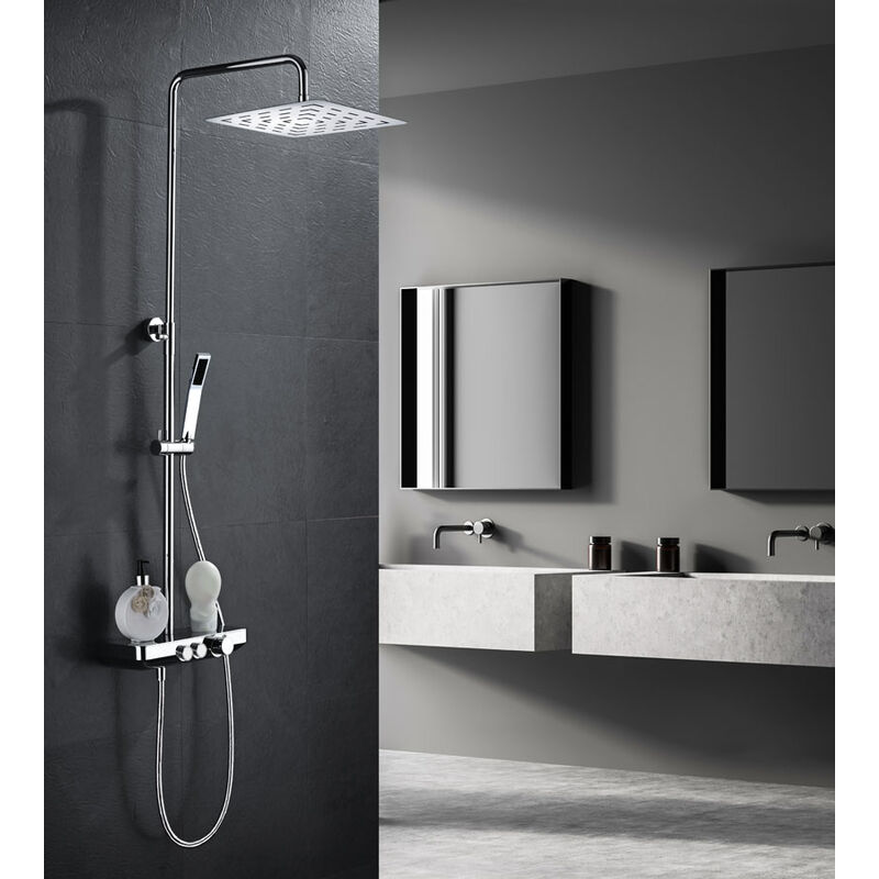 Colonne de douche open click ODYSSEE régulateur débit Carrée