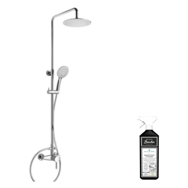 Colonne de douche paini Air Fresh 230 Hoby + nettoyant Briochin