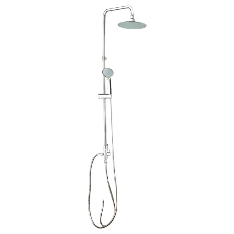 Colonne de douche pomme et douchette T200 sans mitigeur