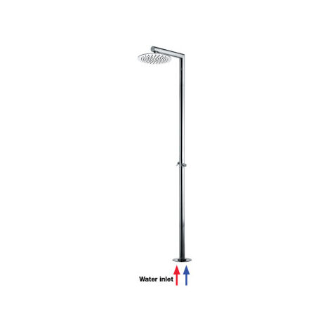 Colonne de douche pour piscine 2 robinets chromé NEK - Bossini L00383030