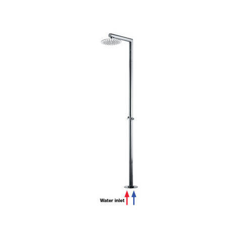 Colonne de douche pour piscine 2 robinets chromé NEK - Bossini L00384030