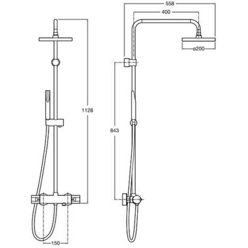 Colonne de douche ' Roca moai-t'