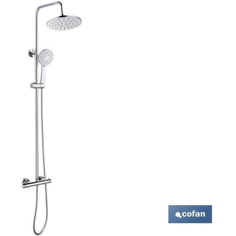 Colonne de Douche Robinet Thermostatique 5 Fonctions
