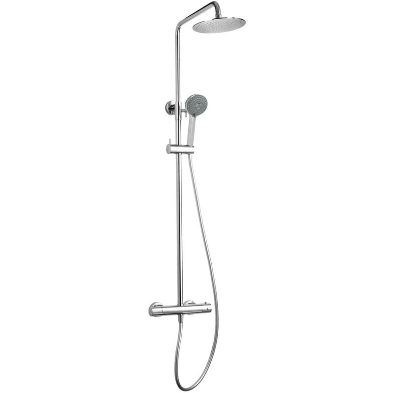 Colonne de douche ronde Ruby Chrome